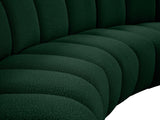 Infinity Boucle Fabric Modular Sectional Sofa - Contemporary Design with Deep Channel Tufting Comfort