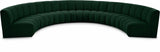 Infinity Modular Sectional Sofa - Contemporary 7pc Design with Deep Channel Tufting for Comfort