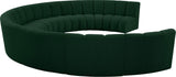 Infinity Boucle Fabric Modular Sectional Sofa - Contemporary Design with Deep Channel Tufting Comfort