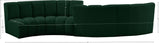 Infinity Boucle Fabric Modular Sectional Sofa with Deep Channel Tufting for Modern Living Spaces