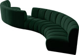 Infinity Boucle Fabric Modular Sectional Sofa - Contemporary Design with Deep Channel Tufting Comfort