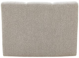 Infinity Boucle Fabric Modular Chair - Luxurious Deep Channel Tufting for Contemporary Living Spaces