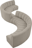 Infinity Boucle Fabric Modular Sectional Sofa – Luxurious Deep Channel Tufting & Contemporary Design
