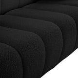 Elijah Contemporary Sofa with Deep Channel Tufting and Cozy Accent Pillow for Ultimate Comfort
