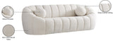 Elijah Contemporary Sofa with Deep Channel Tufting and Cozy Accent Pillow for Ultimate Comfort