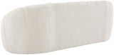 Elijah Contemporary Sofa with Deep Channel Tufting and Cozy Accent Pillow for Ultimate Comfort