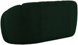 Elijah Contemporary Loveseat with Deep Channel Tufting and Accent Pillow for Ultimate Comfort