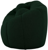 Elijah Contemporary Sofa with Deep Channel Tufting and Cozy Accent Pillow for Ultimate Comfort