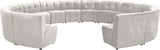 Limitless Contemporary 14-Piece Modular Sectional Sofa with Deep Tufting for Ultimate Comfort