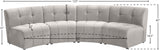 Limitless 4-Piece Modular Sectional - Contemporary Comfort with Soft Upholstery & Stylish Tufting