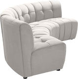 Limitless 4-Piece Modular Sectional - Contemporary Comfort with Soft Upholstery & Stylish Tufting