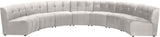 Limitless 7pc Modular Sectional - Stylish Contemporary Design with Soft Upholstery & Custom Flexibility
