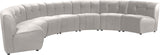 Limitless 7pc Modular Sectional - Stylish Contemporary Design with Soft Upholstery & Custom Flexibility