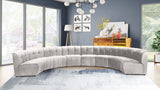 Limitless 8-Piece Modular Sectional Sofa with Contemporary Design and Luxurious Soft Touch Upholstery