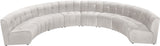 Limitless 8-Piece Modular Sectional Sofa with Contemporary Design and Luxurious Soft Touch Upholstery