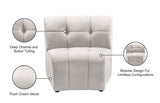 Limitless Modular Chair: Stylish Contemporary Design with Soft Upholstery and Customizable Comfort