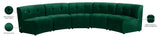 Limitless 5pc Modular Sectional - Luxurious Velvet Upholstery with Contemporary Design & Comfort