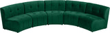 Limitless 5pc Modular Sectional - Luxurious Velvet Upholstery with Contemporary Design & Comfort
