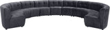 Limitless 11-Piece Modular Sectional Sofa - Contemporary Comfort with Upscale Tufted Design