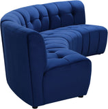 Limitless 4-Piece Modular Sectional - Contemporary Comfort with Soft Upholstery & Stylish Tufting