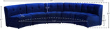 Limitless 5pc Modular Sectional - Luxurious Velvet Upholstery with Contemporary Design & Comfort