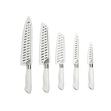 EcoCut 10 Piece Kitchen Knife Set With Blade Guards, Grey