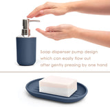 Moss & Stone Modern Bathroom Accessories Set
