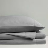 Smart Cool Quick Drying Solid Microfiber Sheet Set, Grey