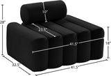 Melody Elegant Velvet Contemporary Chair with Deep Channel Tufting for Chic Modern Living Spaces