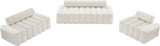 Melody Elegant Velvet Contemporary Chair with Deep Channel Tufting for Chic Modern Living Spaces