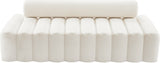 Melody Contemporary Sofa with Deep Channel Tufting - Chic Velvet Design for Modern Spaces
