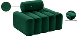 Melody Elegant Velvet Contemporary Chair with Deep Channel Tufting for Chic Modern Living Spaces