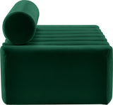 Melody Contemporary Loveseat - Chic Velvet Upholstered Seating with Deep Channel Tufting Design