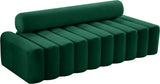 Melody Contemporary Sofa with Deep Channel Tufting - Chic Velvet Design for Modern Spaces