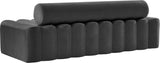 Melody Contemporary Sofa with Deep Channel Tufting - Chic Velvet Design for Modern Spaces