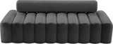 Melody Contemporary Sofa with Deep Channel Tufting - Chic Velvet Design for Modern Spaces