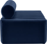 Melody Contemporary Loveseat - Chic Velvet Upholstered Seating with Deep Channel Tufting Design
