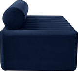 Melody Contemporary Sofa with Deep Channel Tufting - Chic Velvet Design for Modern Spaces