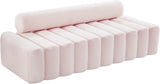 Melody Contemporary Sofa with Deep Channel Tufting - Chic Velvet Design for Modern Spaces