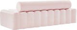 Melody Contemporary Sofa with Deep Channel Tufting - Chic Velvet Design for Modern Spaces
