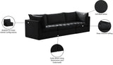 Jacob Velvet Modular Sofa - Luxurious Contemporary Seating with Deep Channel Tufting & Easy Attachment