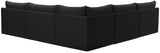 Jacob Modular Sectional Sofa - Luxurious Velvet, Deep Channel Tufting, Customizable Contemporary Design