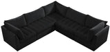Jacob Modular Sectional Sofa - Luxurious Velvet, Deep Channel Tufting, Customizable Contemporary Design