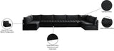Jacob Modular Sectional Sofa - Luxurious Velvet, Deep Channel Tufting, Customizable Contemporary Design