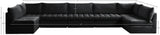 Jacob Modular Sectional Sofa - Luxurious Velvet, Deep Channel Tufting, Customizable Contemporary Design