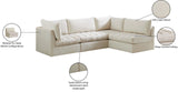 Jacob Velvet Modular Sectional Sofa - Luxurious Black Upholstery with Deep Channel Tufting Design