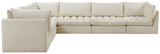Jacob Velvet Modular Sectional Sofa - Luxurious Black Upholstery with Deep Channel Tufting Design