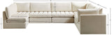 Jacob Velvet Modular Sectional Sofa - Luxurious Black Upholstery with Deep Channel Tufting Design