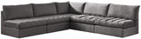 Jacob Velvet Modular Sectional - Luxurious Contemporary Seating with Endless Configuration Options