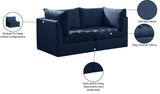 Jacob Velvet Modular Sofa - Luxurious Contemporary Seating with Deep Channel Tufting & Easy Attachment